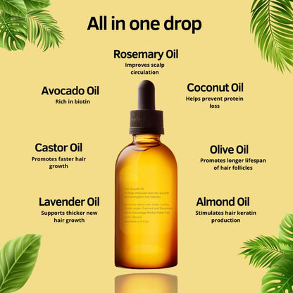 Pure Raw Hair Growth Oil